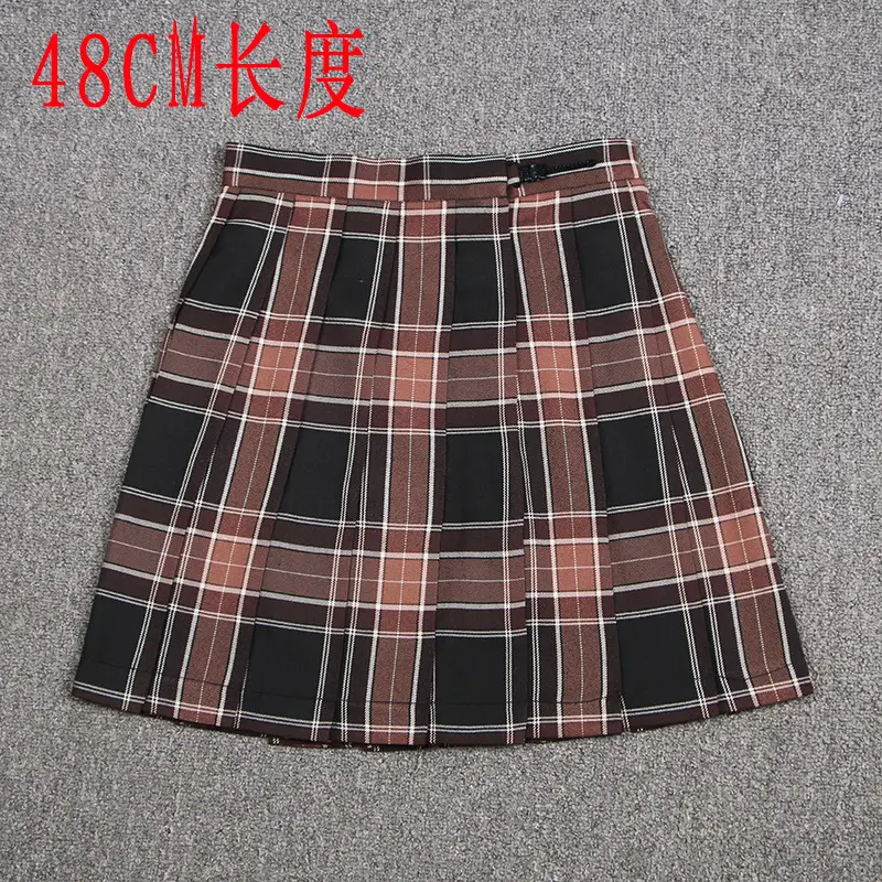 Japanese Style Pleated Skirt Brown Sugar & Ginger Tea - Image 9