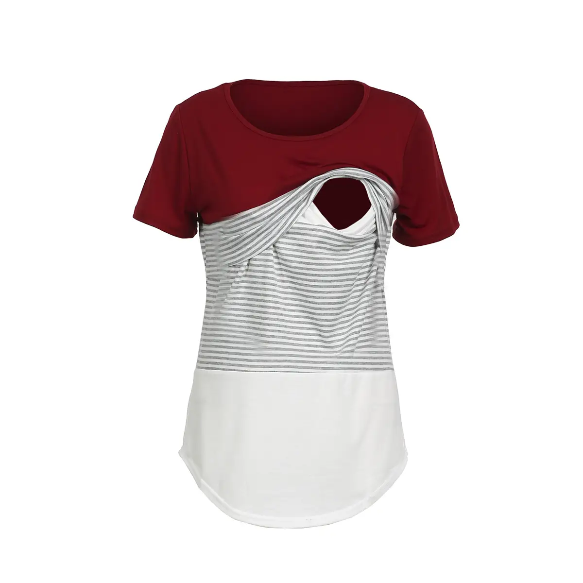 Spring 2023 Striped T-Shirt for Women Pregnant - Image 7