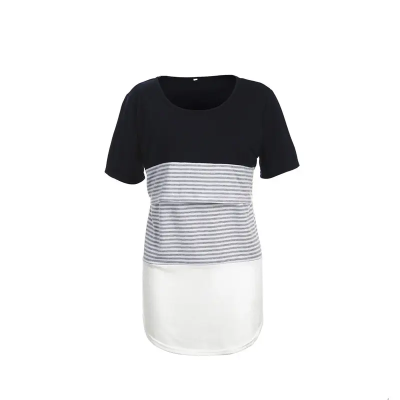 Spring 2023 Striped T-Shirt for Women Pregnant - Image 4