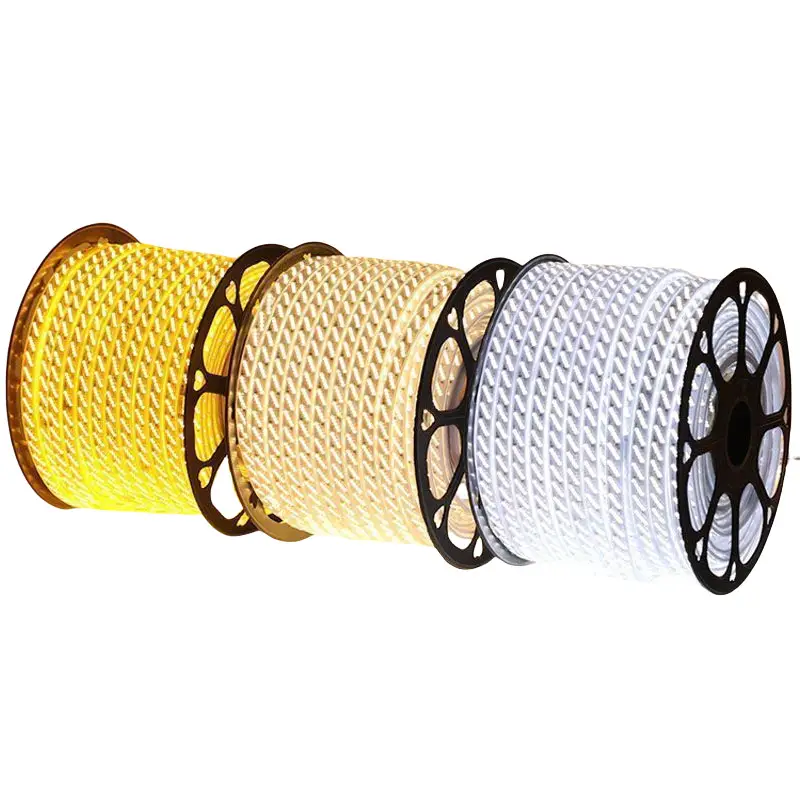 Living room 5730 highlight Double Row high voltage led strip wholesale indoor outdoor 2835 three color light waterproof led strip