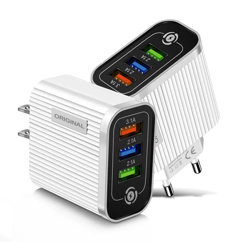 3 USB 2.1 A Smart Travel Charging Head - Image 5