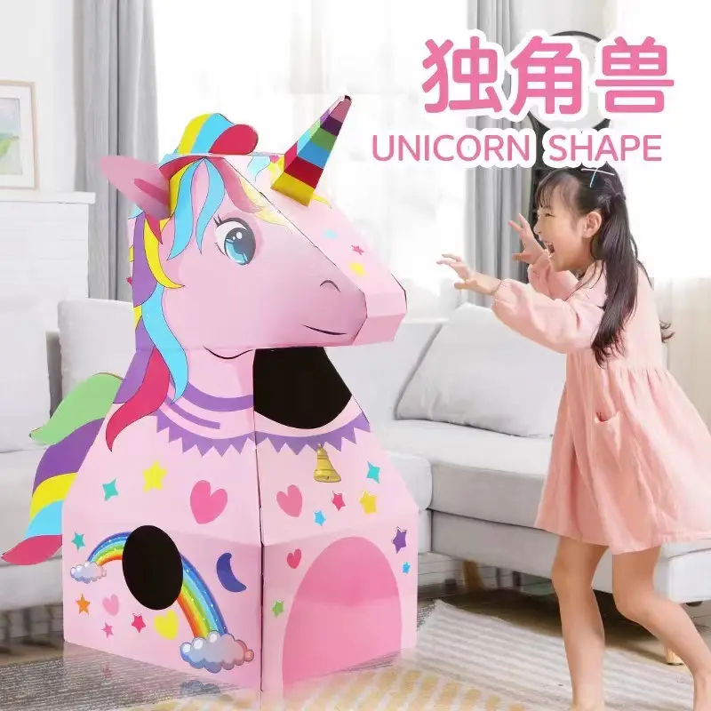 Kids Dragon Head Toy Set Red Yellow DIY Game - Image 20