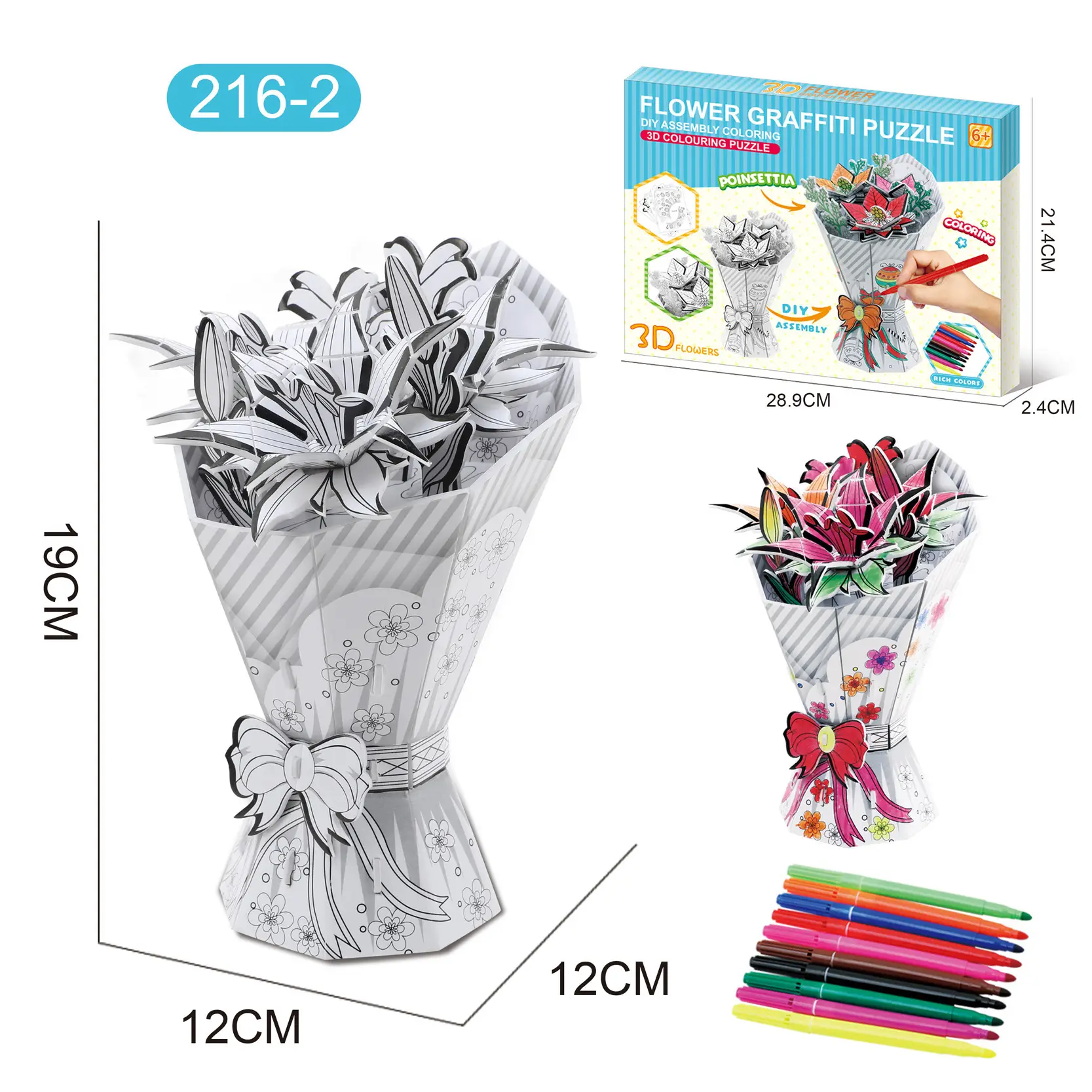 Kids Dragon Head Toy Set Red Yellow DIY Game - Image 32