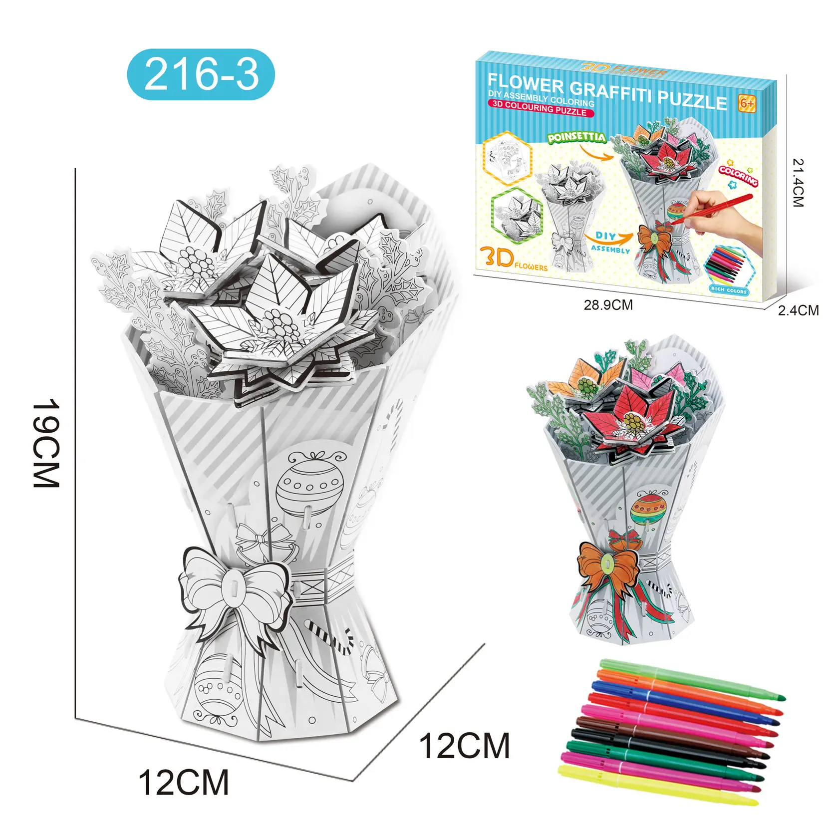 Kids Dragon Head Toy Set Red Yellow DIY Game - Image 33