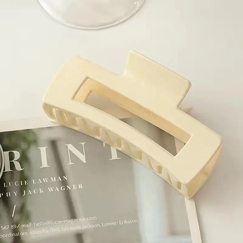 Clear Square Hairpin Clip for Head and Bath - Image 9