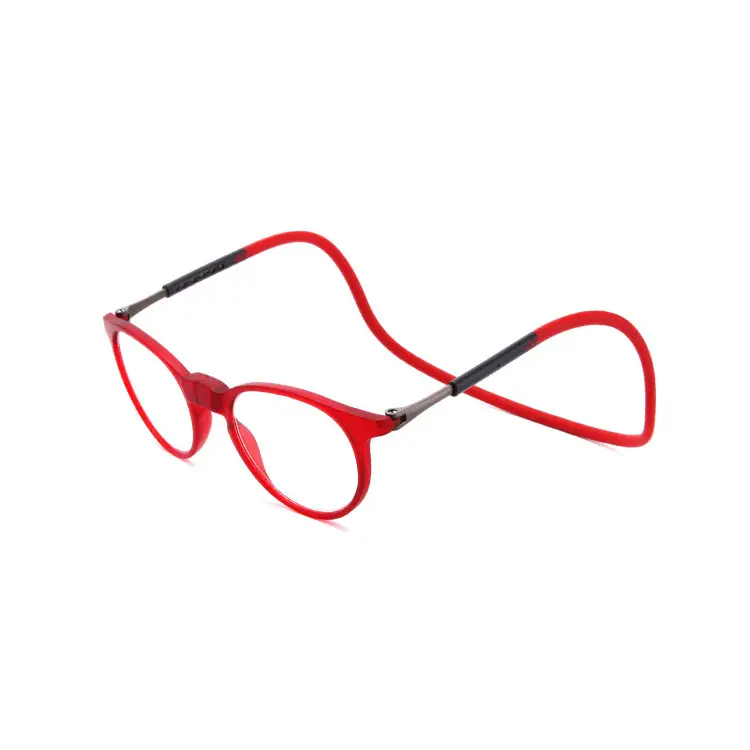Neck-Hanging Tr Magnetic Suction Reading Glasses for the Elderly, Portable Telescopic Reading Glasses for Men, Direct Sales from the Manufacturer, Tr90 Material Eye-Protecting Reading Glasses - Image 2