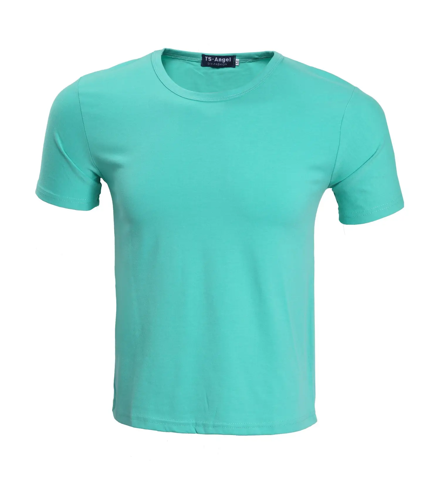 Men Grey Lycra T-Shirt Round Neck Summer