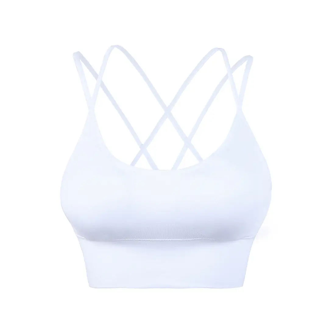 Plus Size European and American Wire-Free Thin Straps Beautiful Back Yoga Sports Bra Running Shock-Proof Quick-Drying Fitness Sports Bra for Women