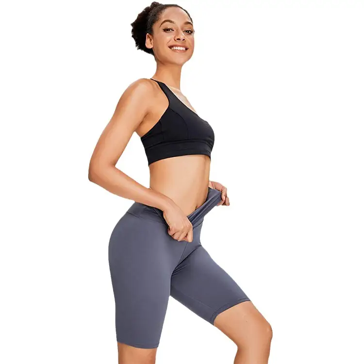 High Waist Leggings Women's Solid Color Hot Feel - Image 23