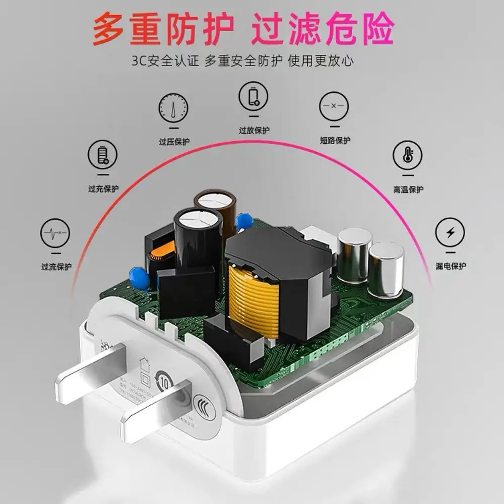OPPO15 Charger 20W Flashing Head 4A Trapezoidal Data Line - Image 4