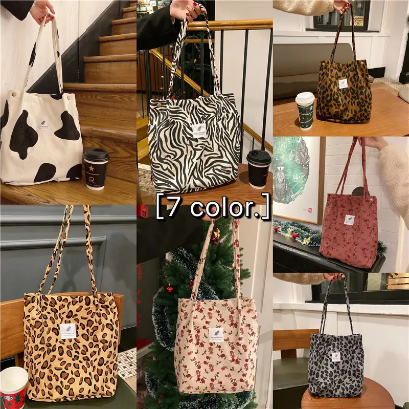 Korean Style Floral Shoulder Bag Large Capacity Women - Image 9