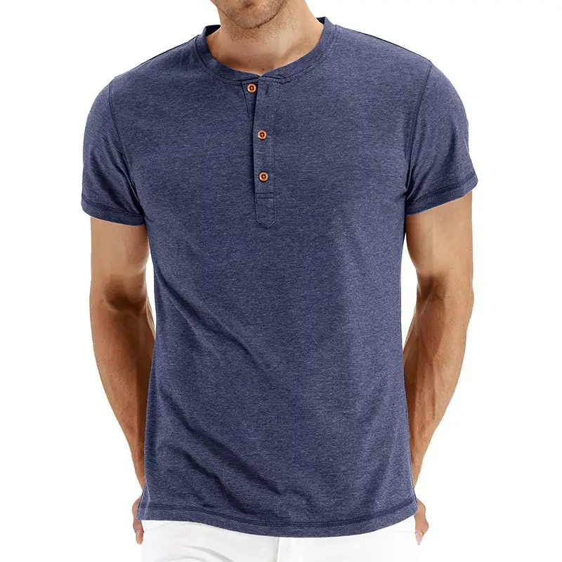 Men's Green Slim Fit Round Neck T-Shirt - Image 8