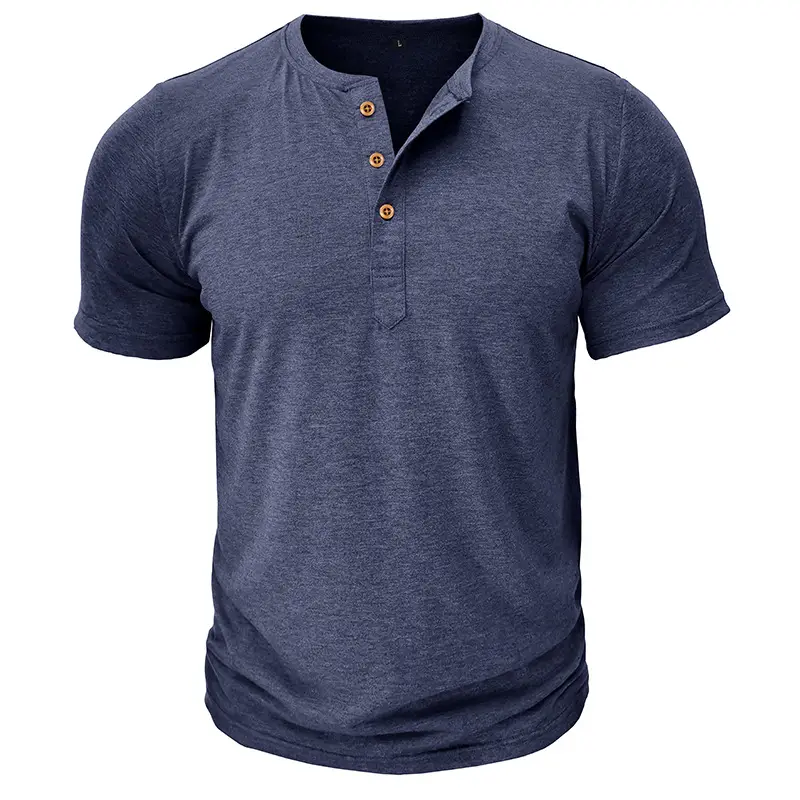 Men's Green Slim Fit Round Neck T-Shirt - Image 9