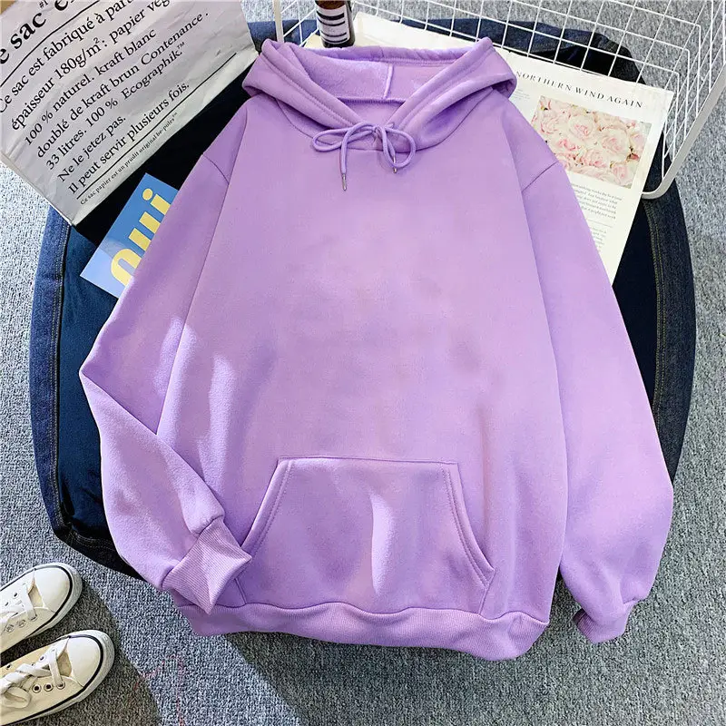 Black Fleece Lined Hoodie for Men Women Loose Fit 2025 — feature 14