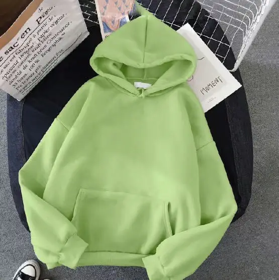 Black Fleece Lined Hoodie for Men Women Loose Fit 2025 — feature 6