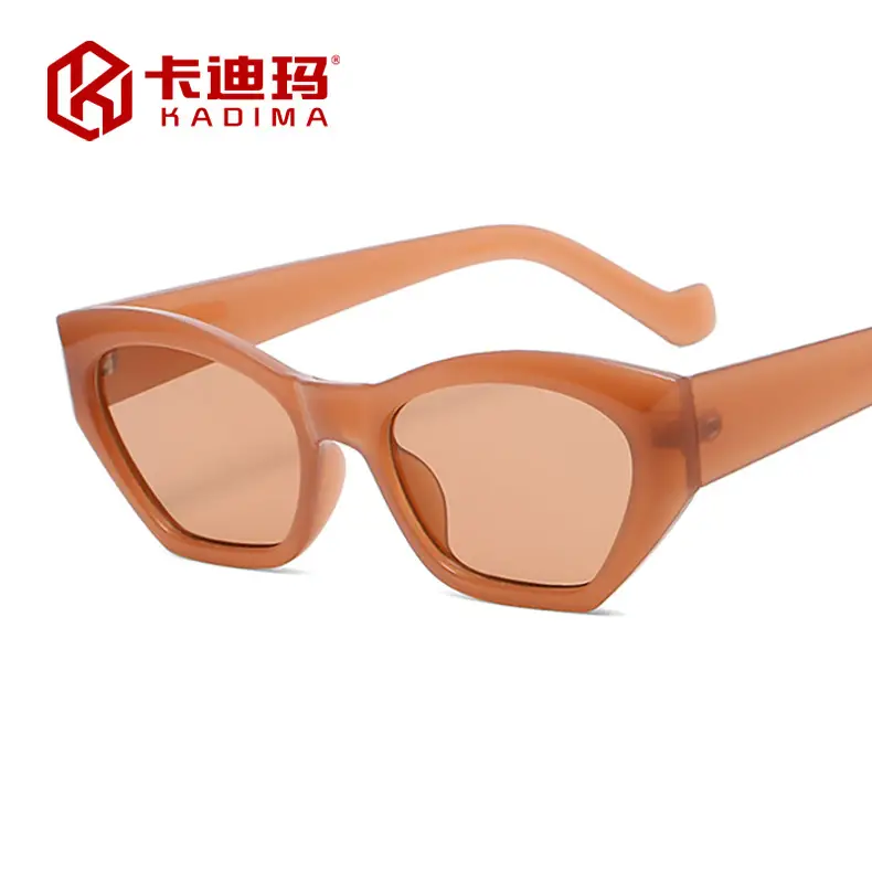 2021 Cat's Eye Sunglasses Women Pink Gradient All Match
