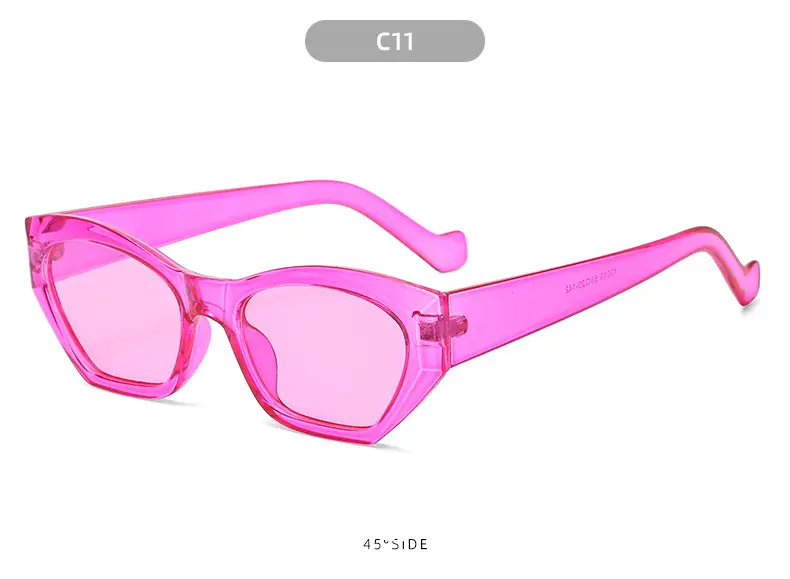 2021 Cat's Eye Sunglasses Women Pink Gradient All Match — feature 11