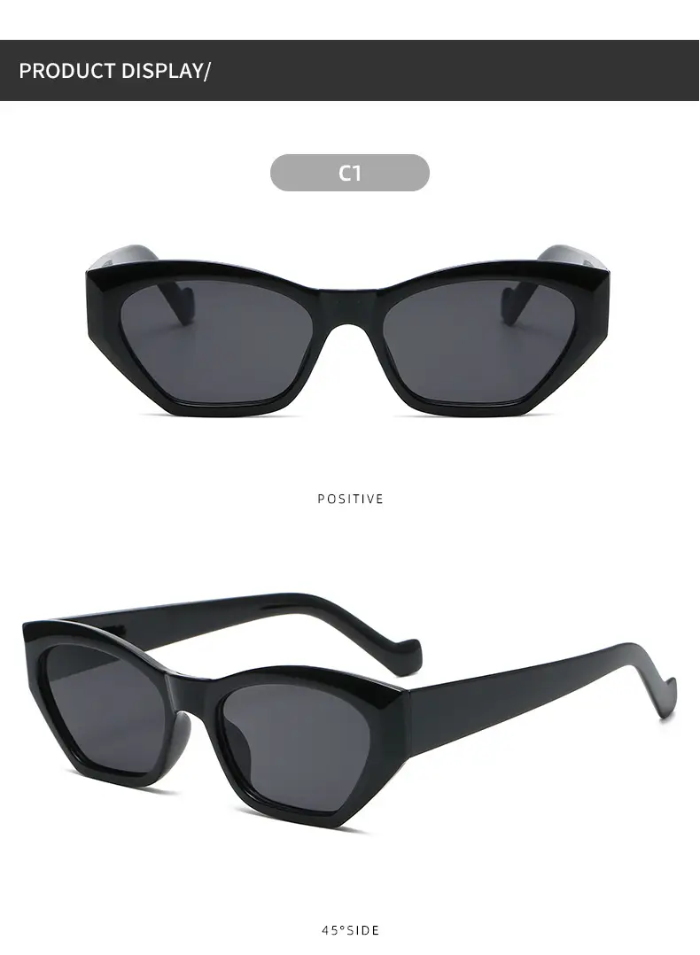 2021 Cat's Eye Sunglasses Women Pink Gradient All Match — feature 5