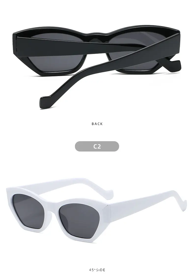 2021 Cat's Eye Sunglasses Women Pink Gradient All Match — feature 6
