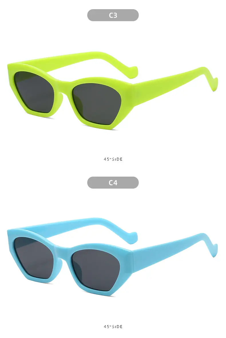 2021 Cat's Eye Sunglasses Women Pink Gradient All Match — feature 7