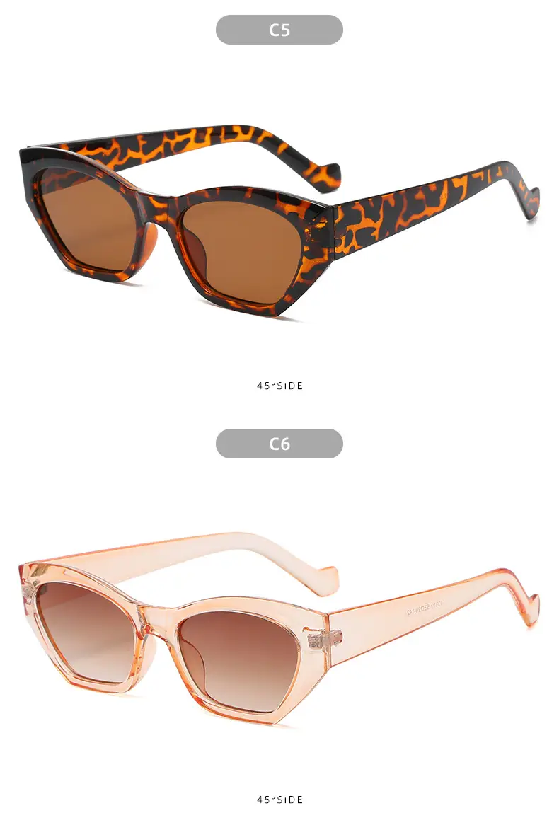 2021 Cat's Eye Sunglasses Women Pink Gradient All Match — feature 8