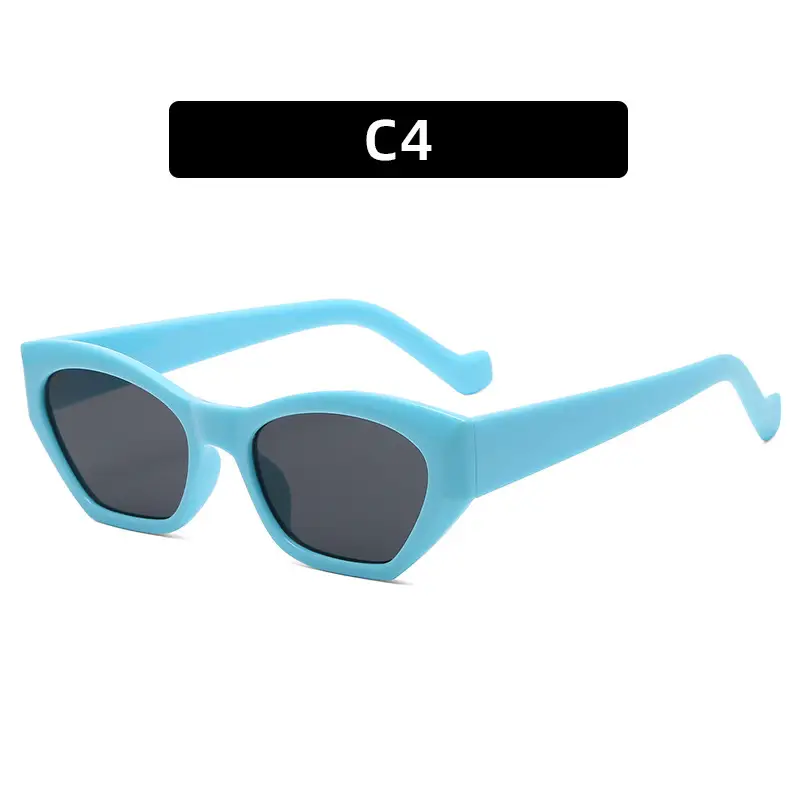 2021 Cat's Eye Sunglasses Women Pink Gradient All Match