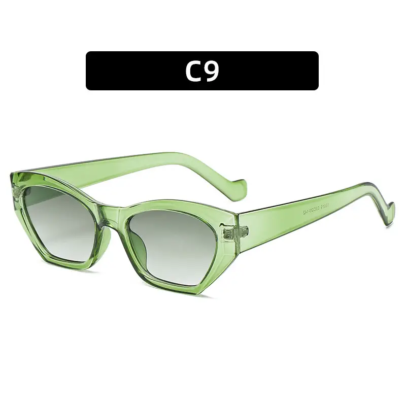 2021 Cat's Eye Sunglasses Women Pink Gradient All Match