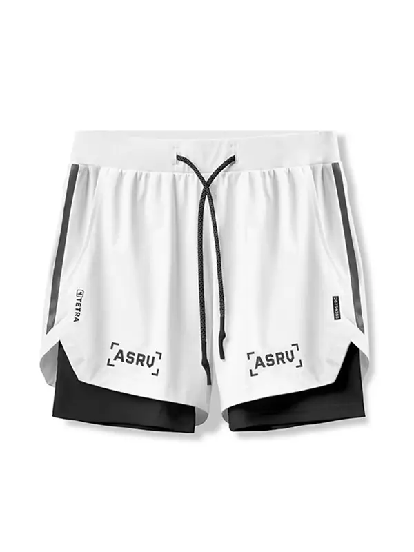 Men's Black Anti-Exposure Sports Shorts with Multi-Pockets - Image 7