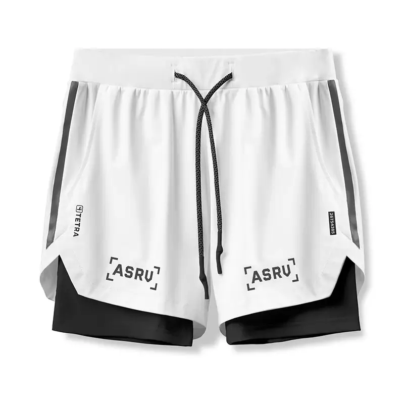 Men's Black Anti-Exposure Sports Shorts with Multi-Pockets - Image 2