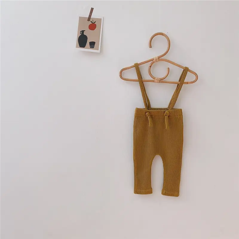 Baby Spring Overalls Korean Style Grey Toddler Leggings - Image 5