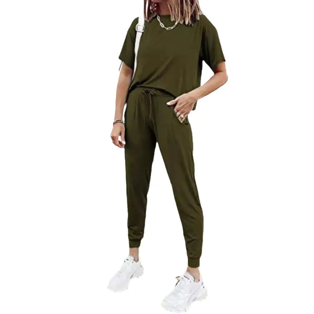 Women Light Yellow Casual Track Suit 2025 - Image 15