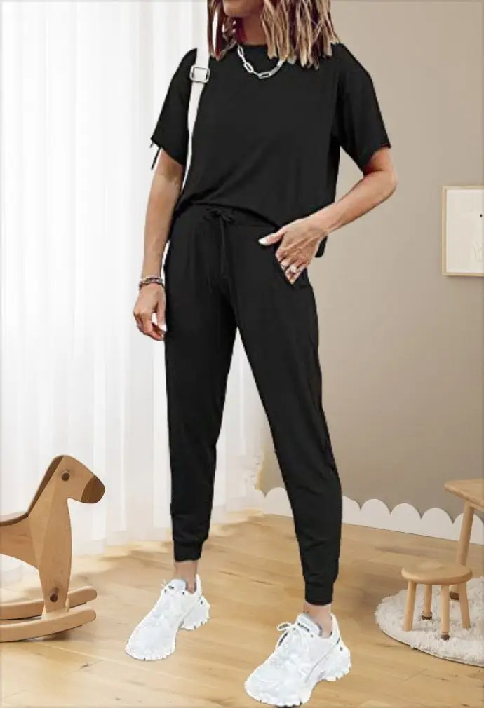 Women Light Yellow Casual Track Suit 2025 - Image 3