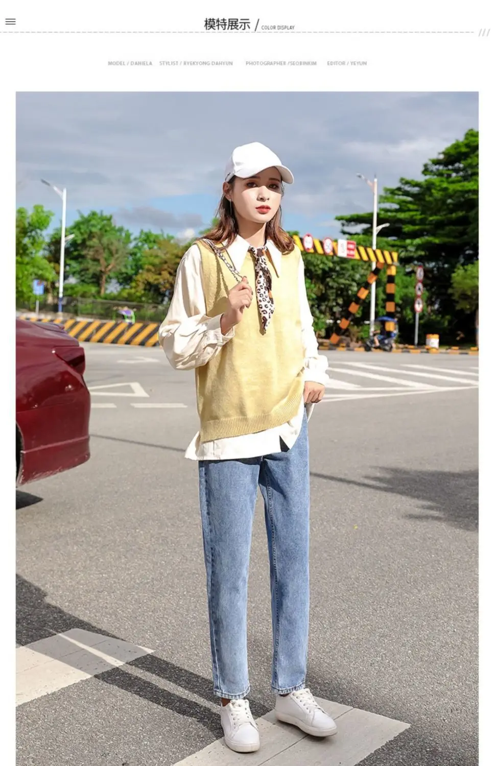 Women's Straight Leg Jeans Loose Autumn Winter Slimming Cropped Harem Pants — feature 7