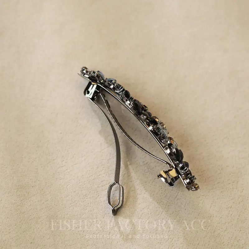 Retro Elegant Rhinestone Hair Clip for Women - Image 20