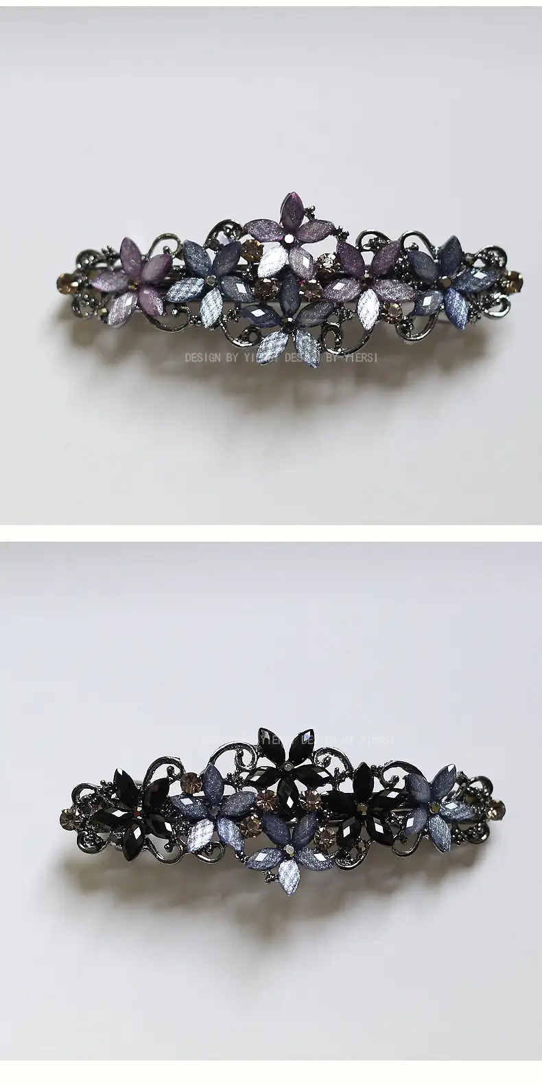 Retro Elegant Rhinestone Hair Clip for Women — feature 12