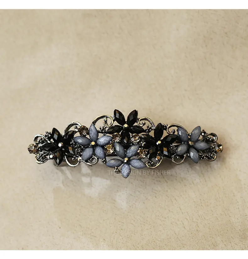 Retro Elegant Rhinestone Hair Clip for Women — feature 18