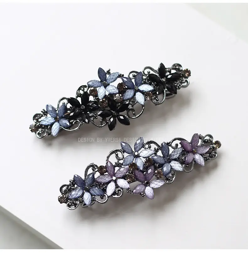 Retro Elegant Rhinestone Hair Clip for Women — feature 8