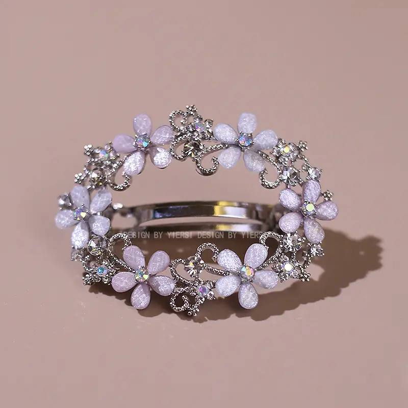 Retro Elegant Rhinestone Hair Clip for Women - Image 7
