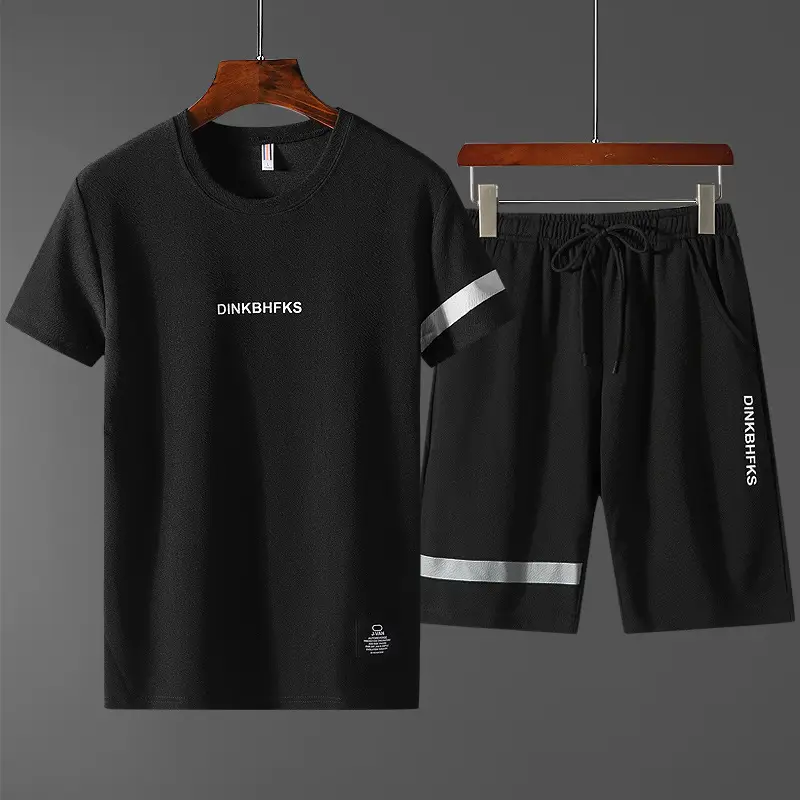 Men Yellow Quick-Drying Sports Suit Large