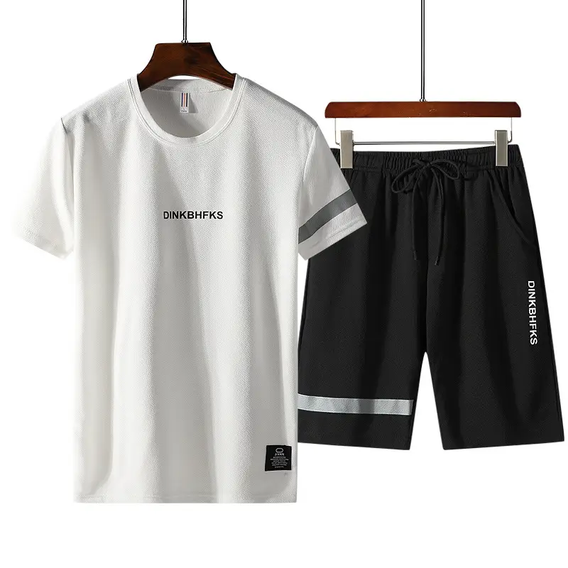 Men Yellow Quick-Drying Sports Suit Large