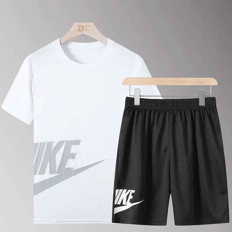 Men Yellow Quick-Drying Sports Suit Large