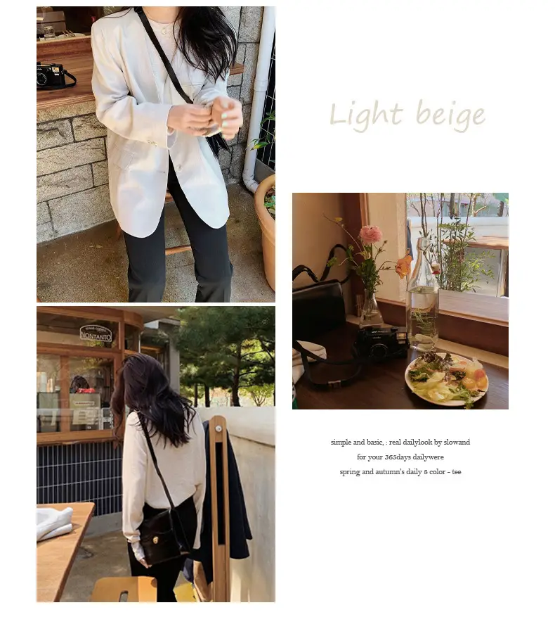 Women Black Long Sleeve T-Shirt Round Neck Solid Color — feature 7