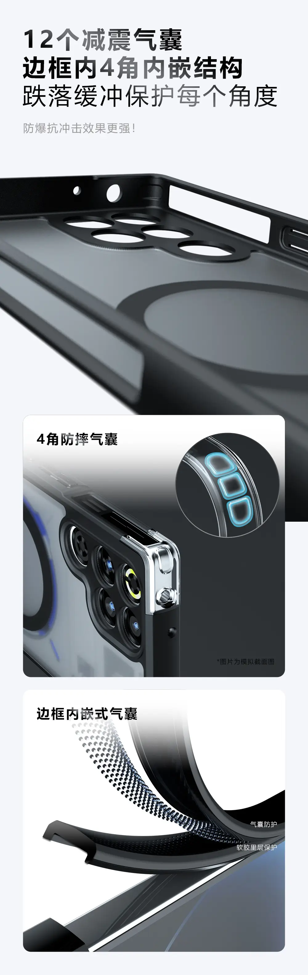 Red Magic 11 Pro+ Magnetic Phone Case Anti-Fall Protective — feature 4