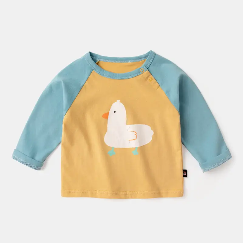 Dudu Baby Long Sleeve T-Shirt Yellow Blue