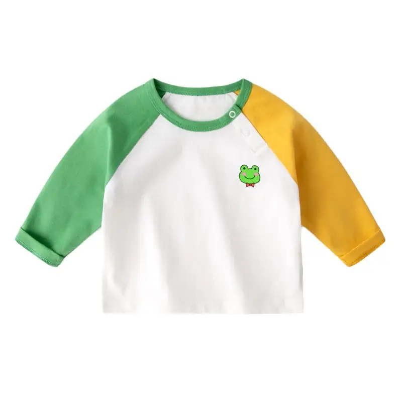 Dudu Baby Long Sleeve T-Shirt Yellow Blue