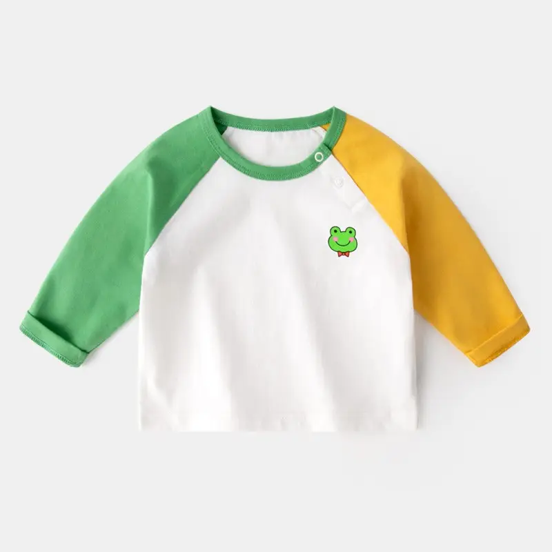 Dudu Baby Long Sleeve T-Shirt Yellow Blue