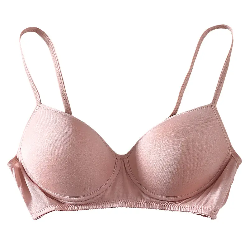 No steel ring thin natural mulberry silk silk sports bra comfortable breathable bra seamless sleep underwear