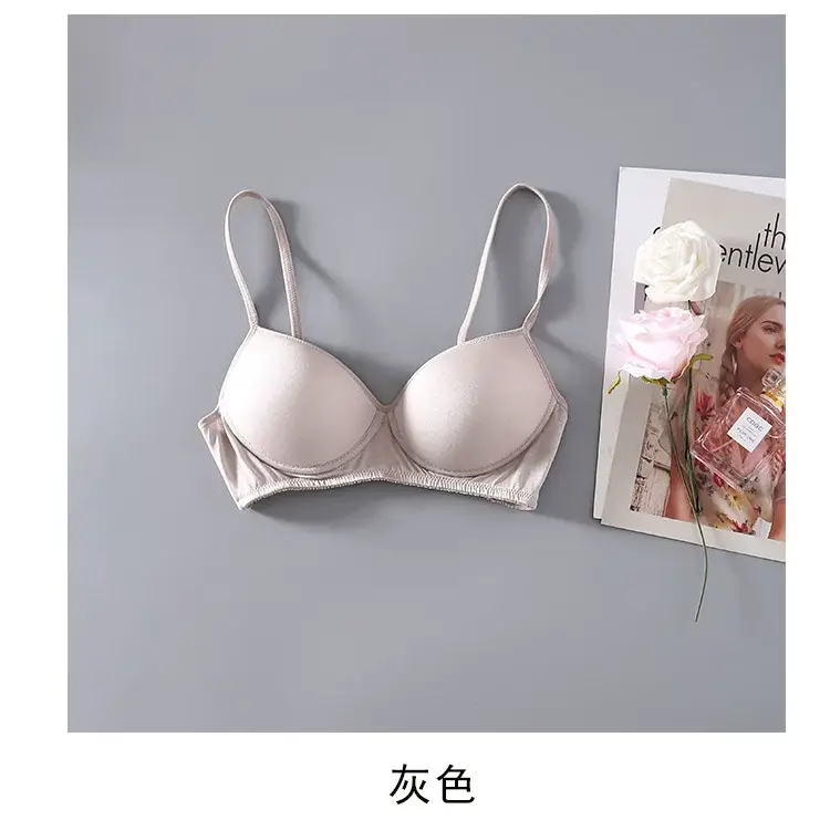 No steel ring thin natural mulberry silk silk sports bra comfortable breathable bra seamless sleep underwear — feature 13