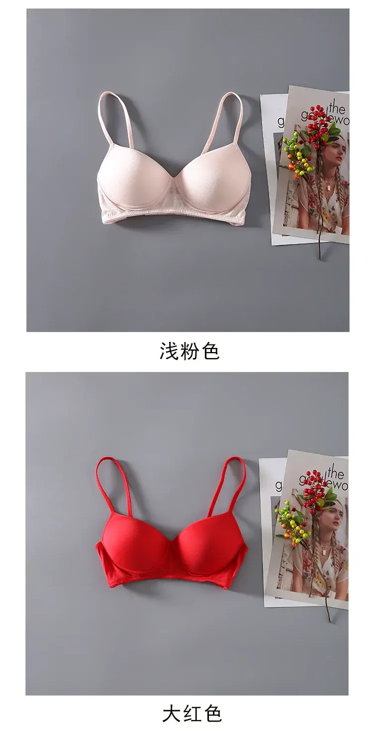 No steel ring thin natural mulberry silk silk sports bra comfortable breathable bra seamless sleep underwear — feature 9