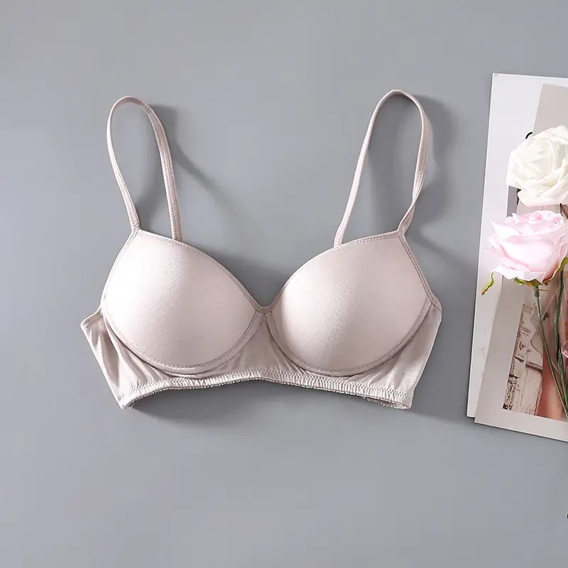 No steel ring thin natural mulberry silk silk sports bra comfortable breathable bra seamless sleep underwear